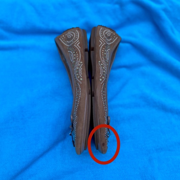 DONALD J. PLINER | Riki Embellished Ballerina Flat | EEUC | Women’s Size: 9M - Picture 13 of 13